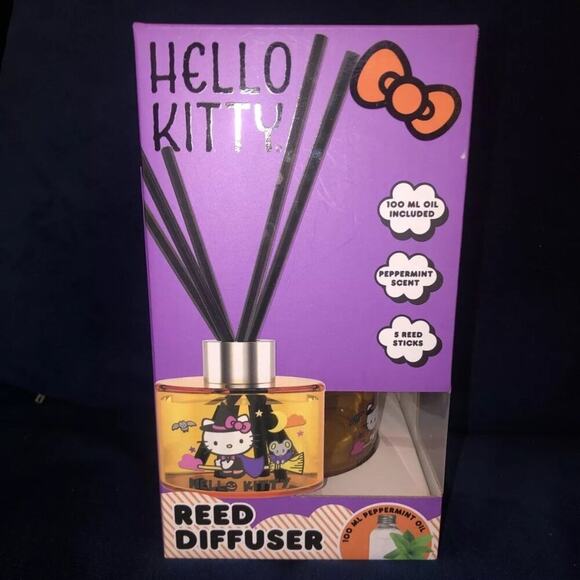 Hello Kitty Halloween Reed Diffuser! Peppermint Scented! New 2024! - Picture 1 of 5